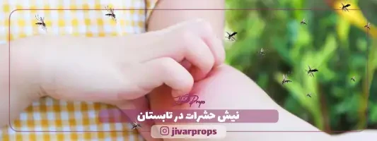 نیش حشرات در تابستان